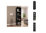 Vidaxl Libreria/Tv Nero 36X30X143 Cm Materiale A Base Di Legno - Librerie E Scaffali