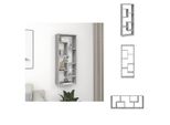 Vidaxl Scaffale Da Parete Grigio Sonoma 36X16X90 Cm In Legno - Scaffali Da Parete