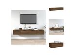 Vidaxl Armadi A Muro 2 Pz. Materiale In Legno Effetto Rovere Marrone 68X30X20Cm - Mensole A Muro