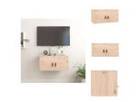 Vidaxl Armadio A Muro 60X30X30 Cm In Legno Di Pino Massiccio - Mensole A Muro