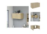 Vidaxl Armadio A Muro Rovere Sonoma 80X39X40 Cm Materiale Legno - Mensole A Muro