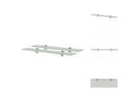 Vidaxl Mensole Galleggianti 2 Pz. Vetro 60X20 Cm 8 Mm - Mensole A Muro