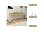 Vidaxl Scaffale A Parete In Rovere Sonoma 88X26X18,5 Cm In Legno - Scaffali A Parete