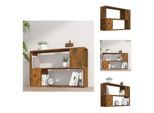 Vidaxl Libreria In Rovere Affumicato 100X24X63 Cm Materiale A Base Di Legno - Librerie E Scaffali