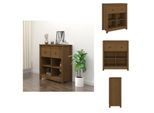 Vidaxl Credenza Marrone Miele 70X35X80 Cm Pino Massiccio - Credenze