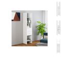 Vidaxl Libreria Bianca 40X35X180 Cm Materiale A Base Di Legno - Librerie E Scaffalature