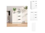 Vidaxl Credenza Bianca 60X30X70 Cm In Legno - Credenze