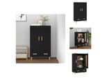 Vidaxl Credenza Nera 70X31X115 Cm In Legno - Credenze