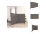 Vidaxl Paravento 2 Pezzi Antracite 348X180 Cm Tessuto - Divisorio Per Ambienti