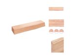 Vidaxl Mensola Da Parete Marrone Chiaro 40X10X6 Cm In Legno Massiccio Trattato Con Rovere - Mensole Da Parete