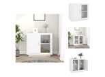 Vidaxl Credenza Weiß 80X40X75 Cm - Credenze