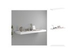 Vidaxl Scaffale Galleggiante Bianco 80X23,5X3,8 Cm Mdf - Mensole A Muro
