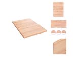 Vidaxl Mensola A Muro Marrone Chiaro 40X60X2 Cm In Legno Massiccio Trattato Con Rovere - Mensole A Muro