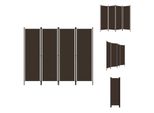 Vidaxl Divisorio 4 Pezzi Marrone 200X180 Cm - Divisori Per Ambienti