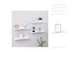 Vidaxl Mensole Da Parete 4 Pz. Bianco 40X9X3 Cm - Mensole A Muro