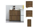 Vidaxl Credenza Marrone Effetto Rovere 70X41X75 Cm Materiale Legno - Credenze