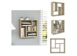 Vidaxl Scaffale A Muro Rovere Sonoma 45,1X16X45,1 Cm Materiale A Base Di Legno - Scaffali A Muro