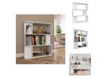Vidaxl Libreria/Divisorio Bianco 80X24X96 Cm In Legno - Librerie E Scaffalature