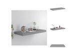 Vidaxl Scaffale Galleggiante Grigio 60X23,5X3,8 Cm Mdf - Mensole A Muro