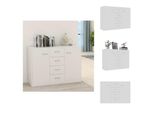 Vidaxl Credenza Bianca 88X30X65 Cm Materiale Legno - Credenze