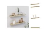 Vidaxl Mensole Da Parete 2 Pz. Rovere Sonoma 60X9X3 Cm - Mensole A Muro