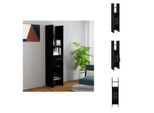 Vidaxl Libreria Nera 40X35X180 Cm Materiale A Base Di Legno - Librerie E Scaffali