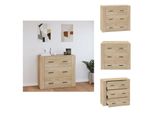 Vidaxl Credenza Rovere Sonoma 80X33X70 Cm Materiale Legno - Credenze