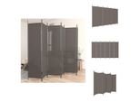 Vidaxl Paravento 6 Pezzi Antracite 300X220 Cm Tessuto - Divisorio Per Ambienti