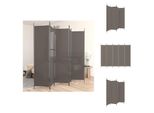 Vidaxl Paravento 5 Pezzi Antracite 250X200 Cm Tessuto - Divisorio Per Ambienti