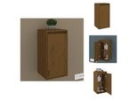 Vidaxl Armadio A Muro Marrone Miele 30X30X60 Cm In Legno Di Pino Massiccio - Mensole A Muro