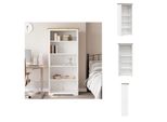 Vidaxl Libreria Bodo Brown 80X38X180 Cm In Pino Massiccio 5 Scomparti - Librerie & Librerie