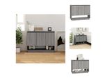 Vidaxl Credenza Grigio Sonoma 97X31X75 Cm Materiale A Base Di Legno - Credenze