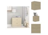 Vidaxl Comodino Rovere Sonoma 40X30X40 Cm Materiale Legno - Comodini