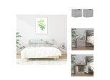 Vidaxl Comodini 2 Pz. Grigio Sonoma 40X39X40 Cm - Comodini