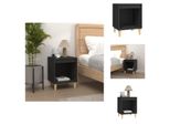 Vidaxl Comodino Nero 40X35X50 Cm Materiale Legno - Comodini