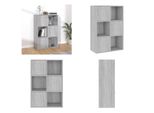 Vidaxl Armadio Portaoggetti Grigio Sonoma 60X29,5X90 Cm - Armadio Portaoggetti - Armadio Portaoggetti - Mensola Portaoggetti - Libreria