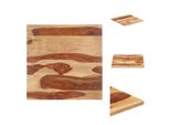 Vidaxl Piano Da Tavolo In Legno Massiccio Di Palissandro 25-27 Mm 80×80 Cm - Piani Da Tavolo