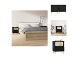 Vidaxl Comodini 2 Pezzi Nero 40X35X50 Cm - Comodini