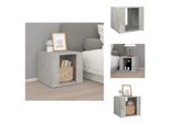 Vidaxl Comodino Grigio Cemento 41X40X36 Cm Materiale A Base Di Legno - Comodini