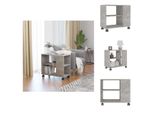 Vidaxl Tavolino In Cemento Grigio 70X35X55 Cm Materiale A Base Di Legno - Tavolini