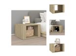 Vidaxl Comodino Rovere Sonoma 57X55X36 Cm Materiale Legno - Comodini