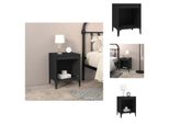 Vidaxl Comodino Nero 40X35X50 Cm - Comodini