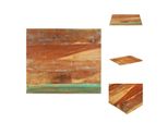 Vidaxl Piano Da Tavolo Rettangolare 70X80 Cm 25-27 Mm In Legno Massello Di Recupero - Piani Da Tavolo