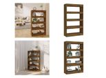 Vidaxl Libreria/Divisorio In Rovere Affumicato 80X30X135 Cm Materiale A Base Di Legno - Scaffale - Librerie - Libreria - Scaffale Portaoggetti
