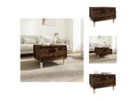 Vidaxl Tavolino In Rovere Affumicato 50X46X35 Cm Materiale A Base Di Legno - Tavolini