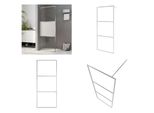 Vidaxl Schermo Doccia Per Cabina Doccia Vetro Semi-Opaco Esg 80X195Cm - Schermo Doccia - Schermi Doccia - Cabina Doccia - Docce Walk-In