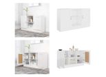 Vidaxl Credenza Bianca 120X30,5X70 Cm Materiale A Base Di Legno - Credenza - Credenze - Armadio Laterale - Armadi Laterali
