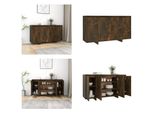 Vidaxl Credenza In Rovere Affumicato 135X41X75 Cm In Legno - Credenza - Credenze - Credenza - Armadietto
