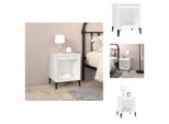 Vidaxl Comodino Bianco 40X35X50 Cm - Comodini