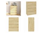 Vidaxl Mobile Laterale 60X36X84 Cm In Pino Massiccio - Credenza - Credenze - Mobile Laterale - Mobili Laterali